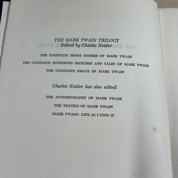 The Complete Essays of Mark Twain 1963 Vintage Hardcover Edit by Charles Neider - Picture 6 of 11